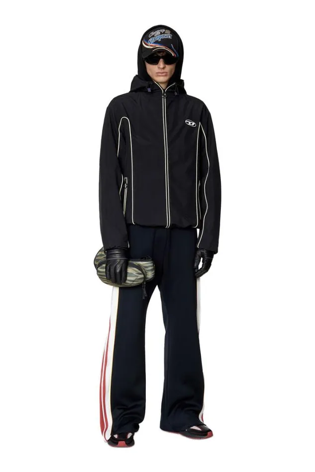 Men JHives Black Diesel Outerwear And Jackets
