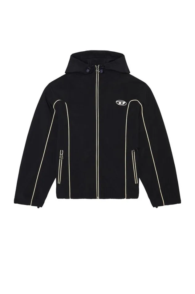 Men JHives Black Diesel Outerwear And Jackets Men JHives Black Diesel Outerwear And Jackets