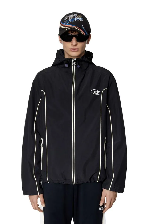 Men JHives Black Diesel Outerwear And Jackets Men JHives Black Diesel Outerwear And Jackets