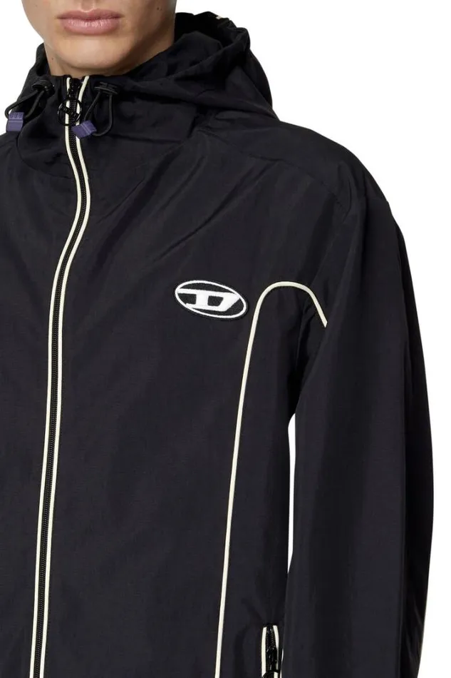 Men JHives Black Diesel Outerwear And Jackets Men JHives Black Diesel Outerwear And Jackets