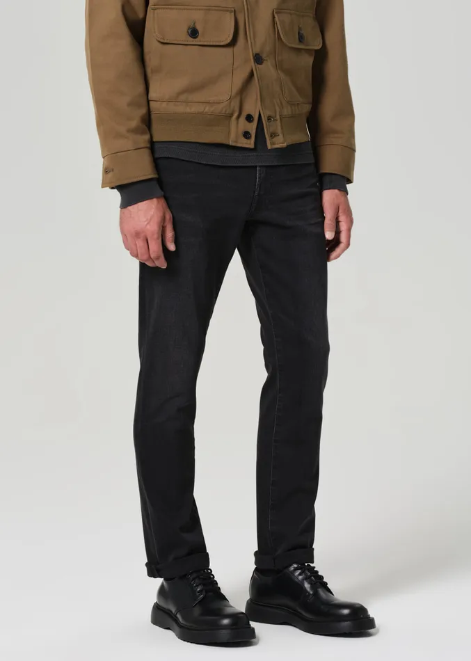 Men Jeans Citizens Of Humanity Gage Slim Straight Perform In Dark Storm