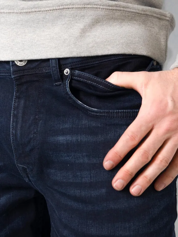 Men Jeans Petrol Industries Russel Regular TaperedFit Dark Faded