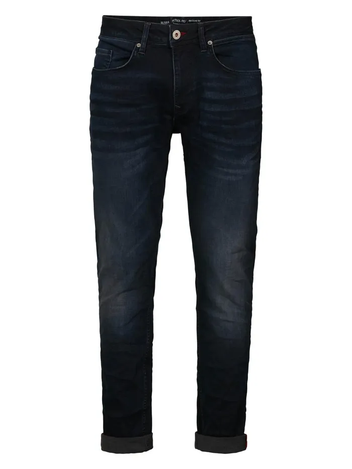 Men Jeans Petrol Industries Russel Regular TaperedFit Dark Faded