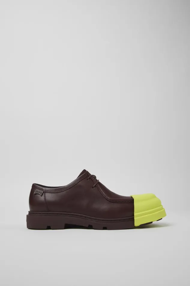 Men Junction Burgundy Leather Shoes Camper Formal Shoes Men Junction Burgundy Leather Shoes Camper Formal Shoes
