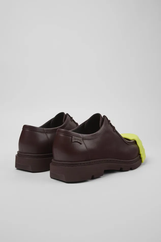 Men Junction Burgundy Leather Shoes Camper Formal Shoes Men Junction Burgundy Leather Shoes Camper Formal Shoes