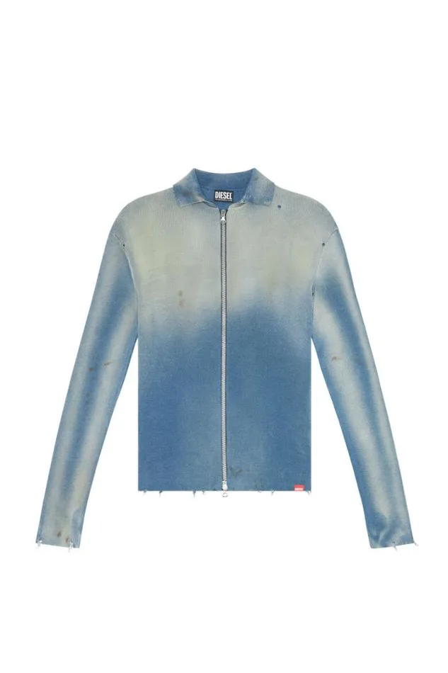 Men KAddock Light Blue Diesel Knitwear Men KAddock Light Blue Diesel Knitwear