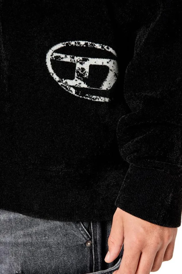 Men KTriajack Black Diesel Knitwear Men KTriajack Black Diesel Knitwear