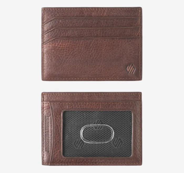 Men Kingston Weekender Case Mahogany JohnstonandMurphy Wallets