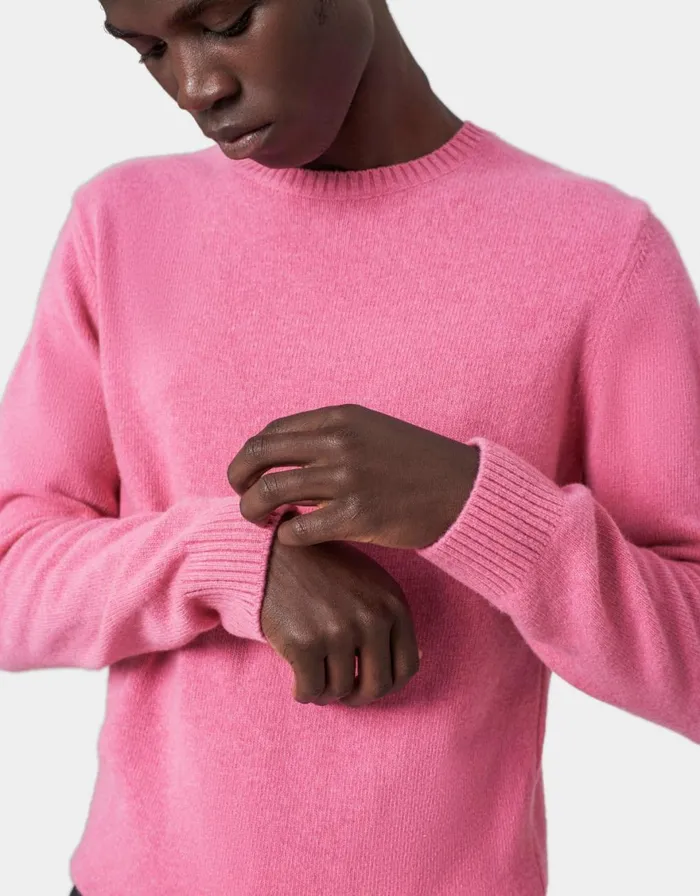 Men Knit Sweaters Colorful Standard Classic Merino Wool Crew Stone Blue