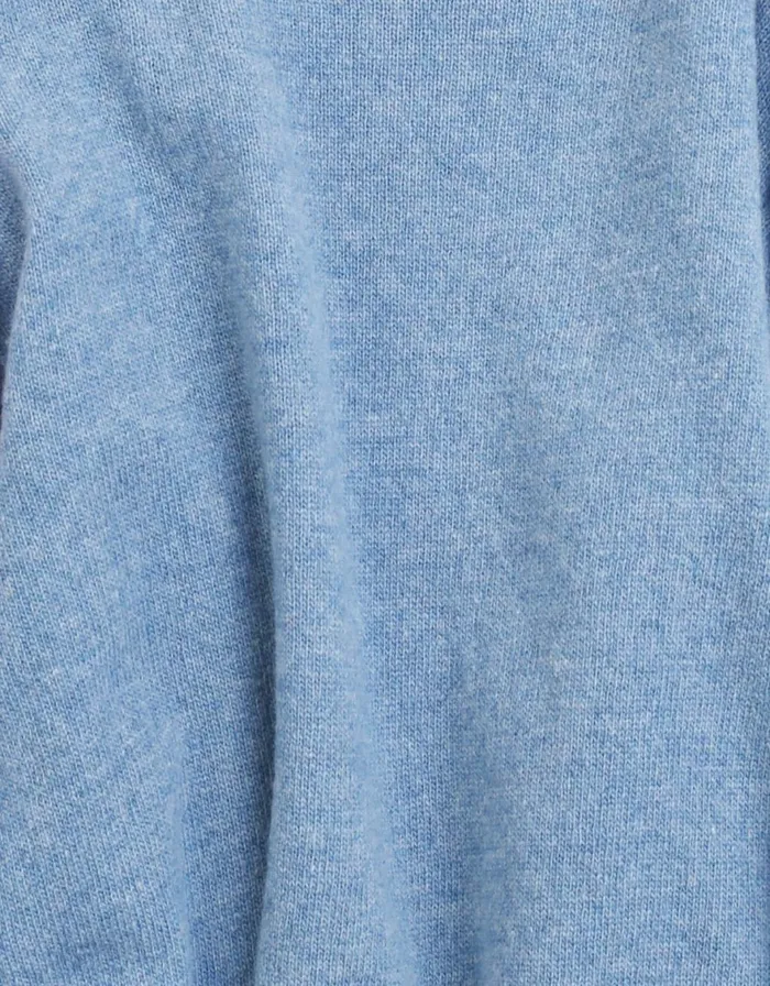Men Knit Sweaters Colorful Standard Classic Merino Wool Crew Stone Blue