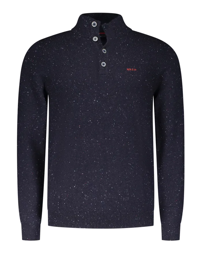 Men Knitwear NZA New Zealand Auckland Navy Sweater With Buttons 8211 Winter Navy Men Knitwear NZA New Zealand Auckland Navy Sweater With Buttons 8211 Winter Navy