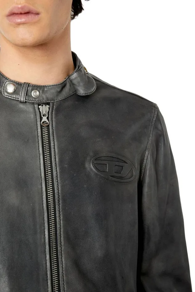 Men LMetalTreat Black Diesel Outerwear And Jackets Men LMetalTreat Black Diesel Outerwear And Jackets