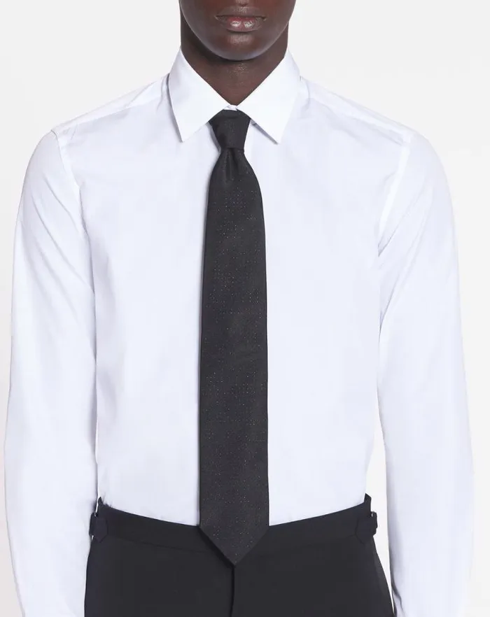 Men Lanvin Hats Lanvin Tie In Sparkly Satin Black Men Lanvin Hats Lanvin Tie In Sparkly Satin Black
