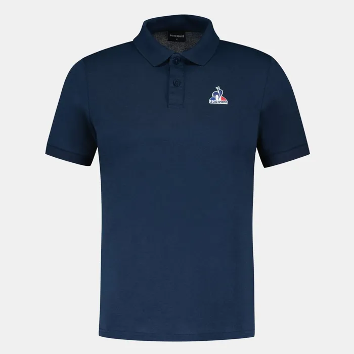 Men Le Coq Sportif Polos Shirts Essentiels Polo Homme Dress Blues