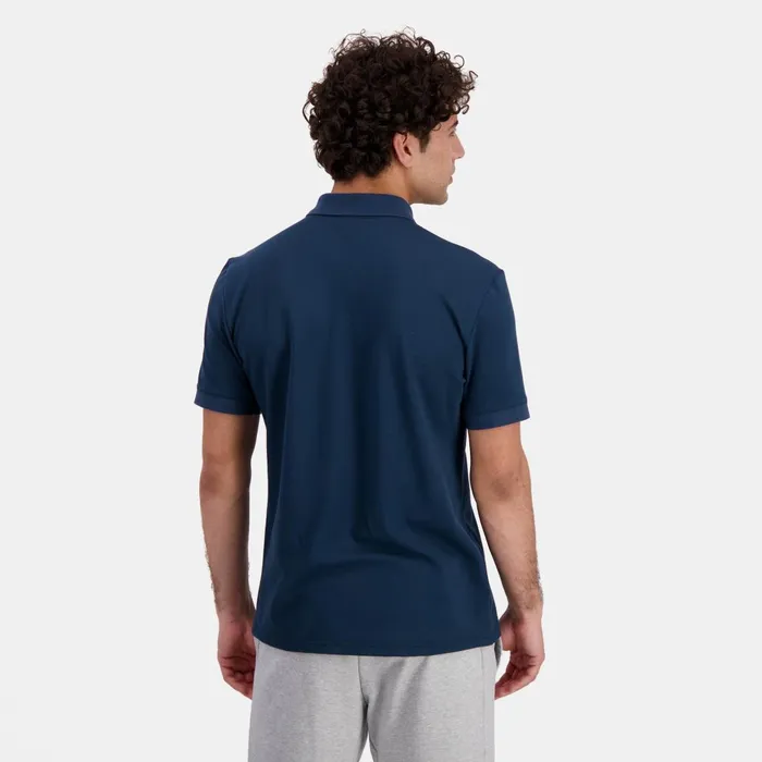 Men Le Coq Sportif Polos Shirts Essentiels Polo Homme Dress Blues
