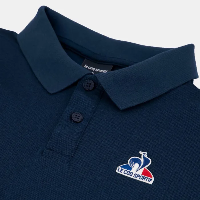 Men Le Coq Sportif Polos Shirts Essentiels Polo Homme Dress Blues