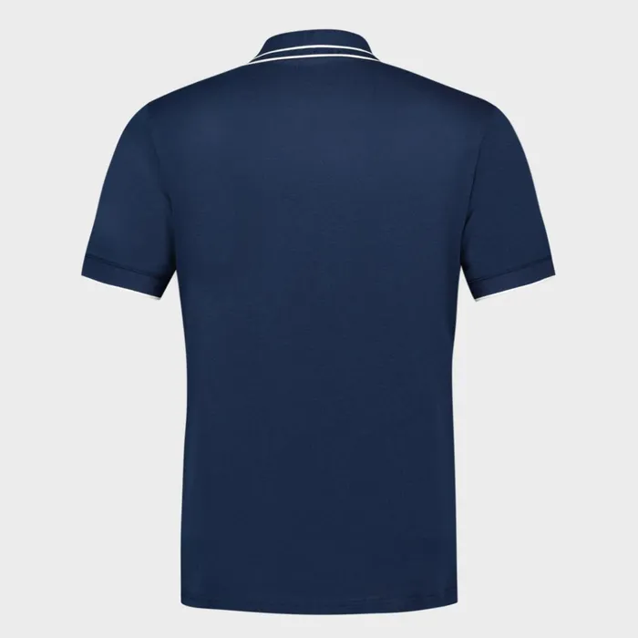 Men Le Coq Sportif Polos Shirts France039s Olympic Team Polo Shirt Insignia Blue