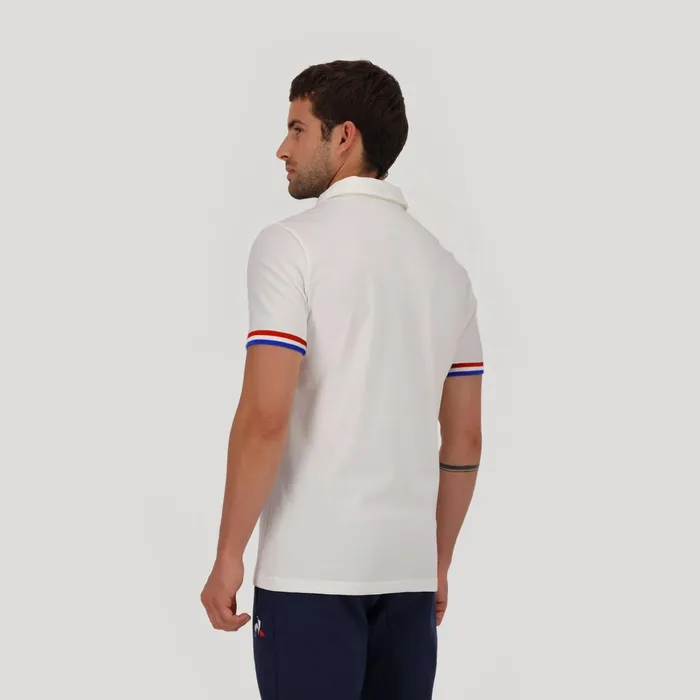 Men Le Coq Sportif Polos Shirts France039s Olympic Team Polo Shirt New Optical White Men Le Coq Sportif Polos Shirts France039s Olympic Team Polo Shirt New Optical White