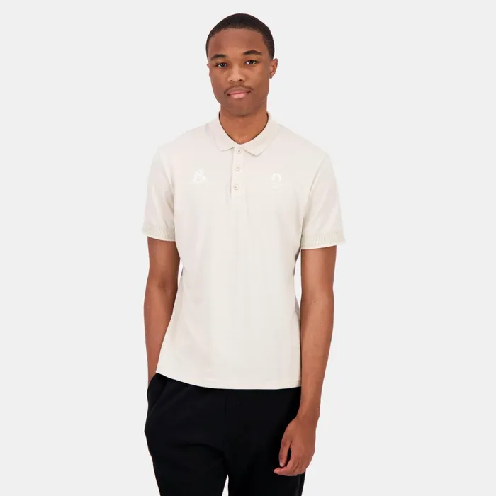 Men Le Coq Sportif Polos Shirts Paris 2024 Polo Shirt Peyote