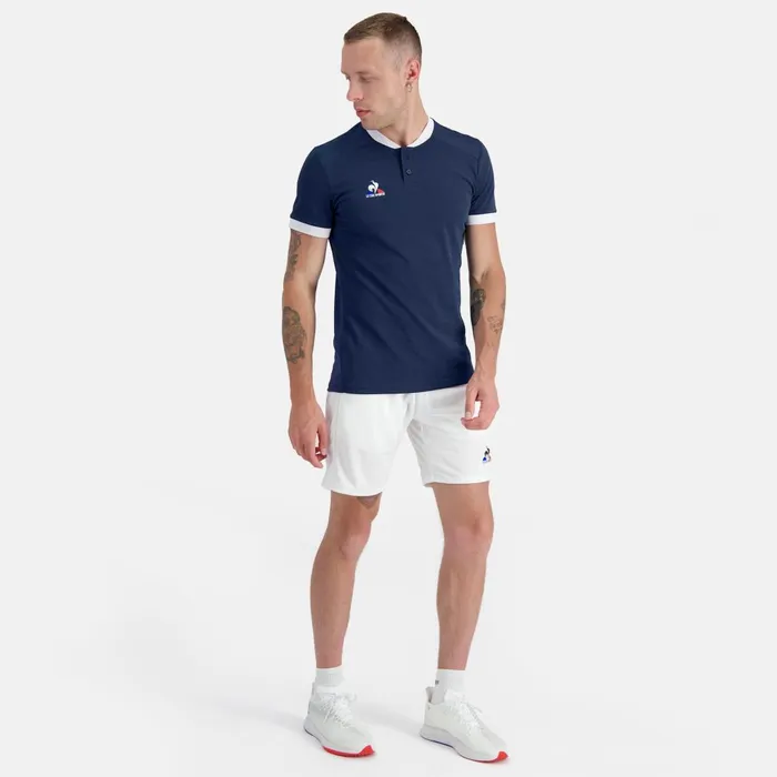 Men Le Coq Sportif Polos Shirts Tennis Polo Shirt Dress Bluesnew Optical White Men Le Coq Sportif Polos Shirts Tennis Polo Shirt Dress Bluesnew Optical White