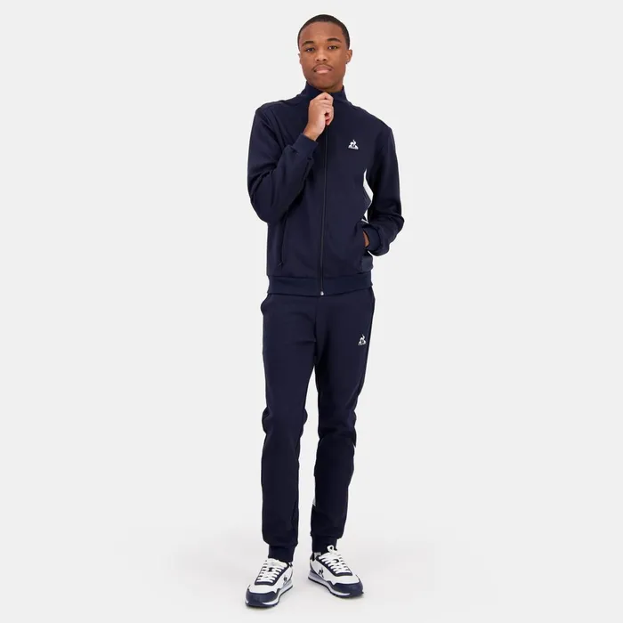 Men Le Coq Sportif Sweatshirts Hritage Veste Zippe Bleue Marine Homme