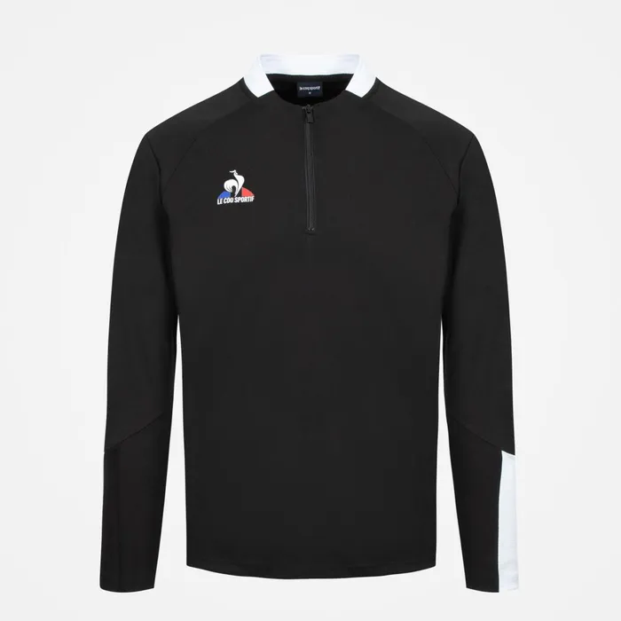 Men Le Coq Sportif Sweatshirts Training Sweatshirt Black Men Le Coq Sportif Sweatshirts Training Sweatshirt Black
