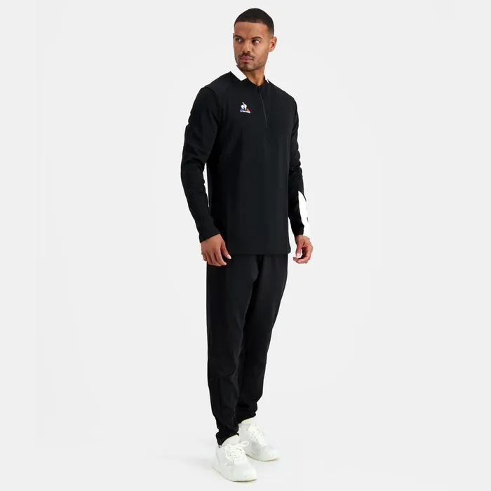Men Le Coq Sportif Sweatshirts Training Sweatshirt Black Men Le Coq Sportif Sweatshirts Training Sweatshirt Black