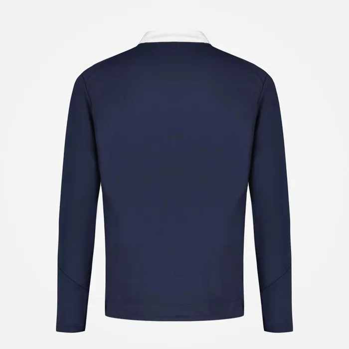 Men Le Coq Sportif Sweatshirts Training ZipUp Sweatshirtshirt Dress Blues Men Le Coq Sportif Sweatshirts Training ZipUp Sweatshirtshirt Dress Blues