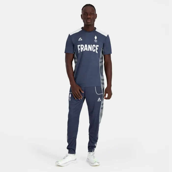 Men Le Coq Sportif Tshirts And Tops France039s Olympic Team Jersey Insignia Blue