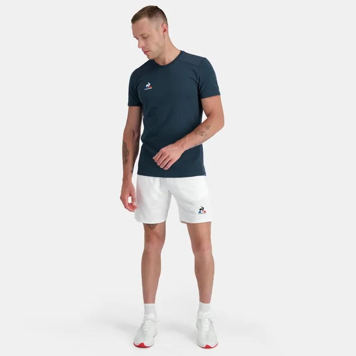 Men Le Coq Sportif Tshirts And Tops Tennis TShirt Dress Blues Men Le Coq Sportif Tshirts And Tops Tennis TShirt Dress Blues