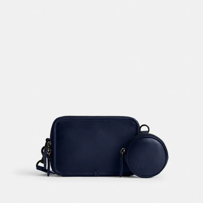 Men Messenger and Crossbody Coach Charter Crossbody With Hybrid Pouch Deep Blue Men Messenger and Crossbody Coach Charter Crossbody With Hybrid Pouch Deep Blue
