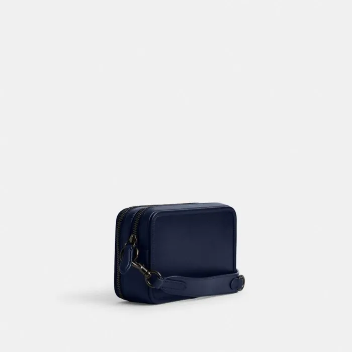 Men Messenger and Crossbody Coach Charter Crossbody With Hybrid Pouch Deep Blue
