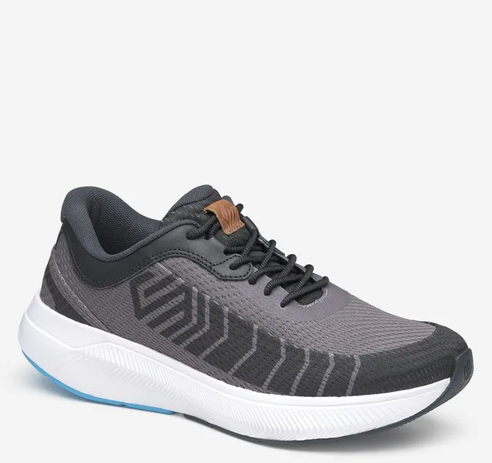 Men Miles Knit UThroat Black Multi Knit JohnstonandMurphy Sneakers