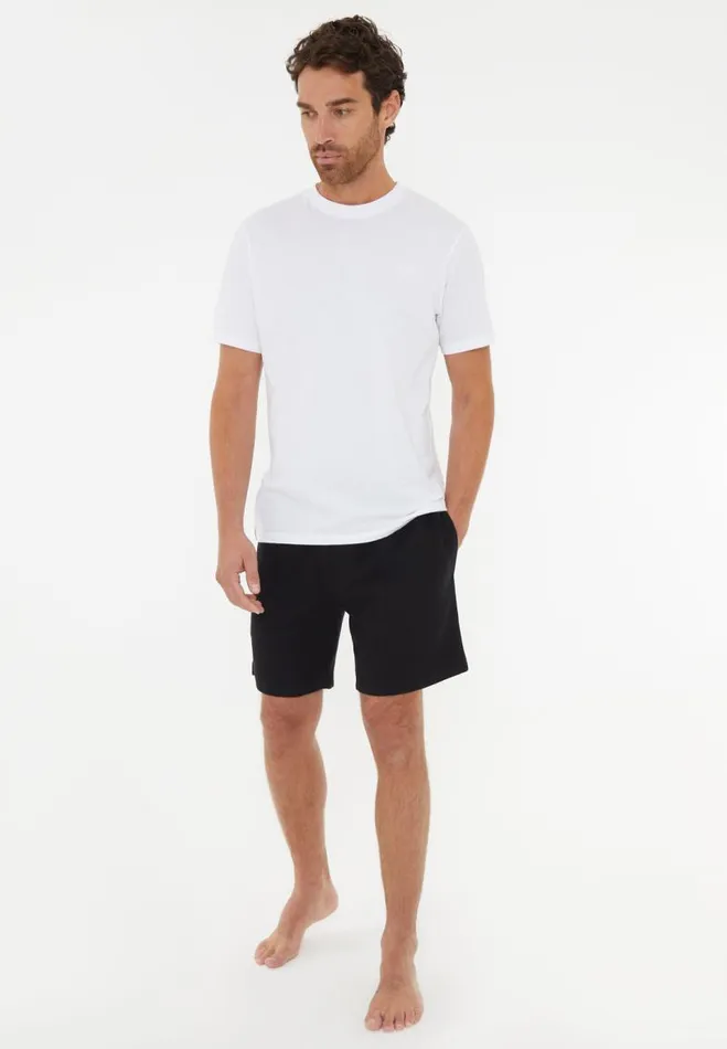 Men Multi Waffle Textured Lounge Shorts 3 Pack Threadbare Loungewear Sets Men Multi Waffle Textured Lounge Shorts 3 Pack Threadbare Loungewear Sets