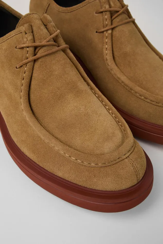 Men Norman Brown Nubuck Shoes Camper Formal Shoes