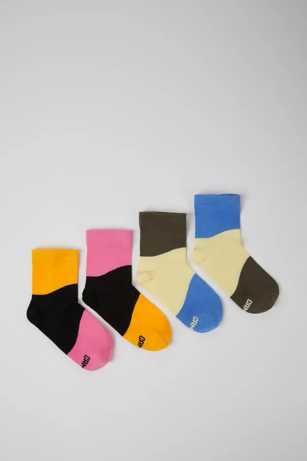 Men Odd Socks Pack Two Pair Pack Of Multicolored Socks Camper Socks Men Odd Socks Pack Two Pair Pack Of Multicolored Socks Camper Socks