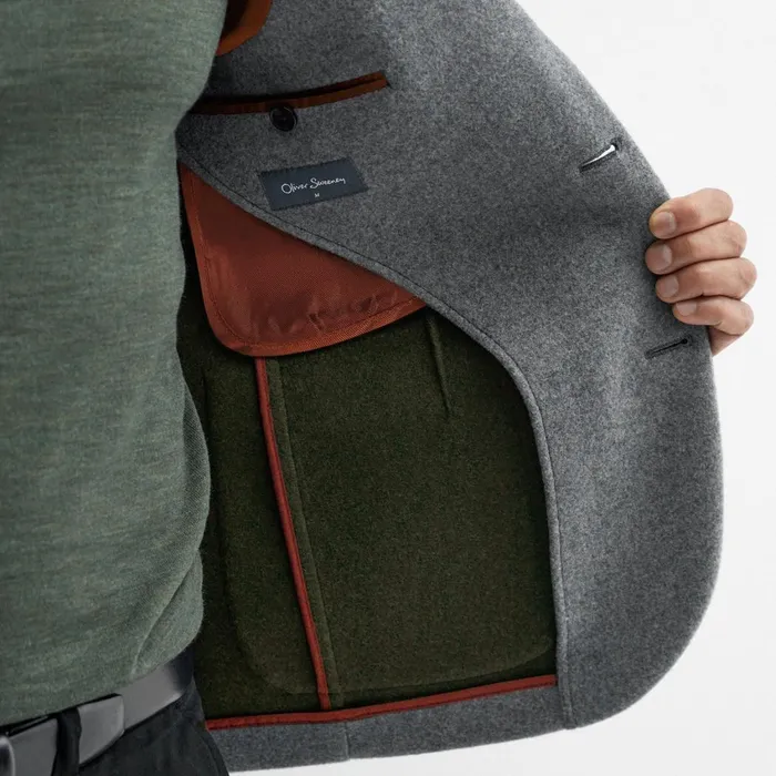 Men Oliver Sweeney Coats and Jackets Rooksa Grey Men Oliver Sweeney Coats and Jackets Rooksa Grey