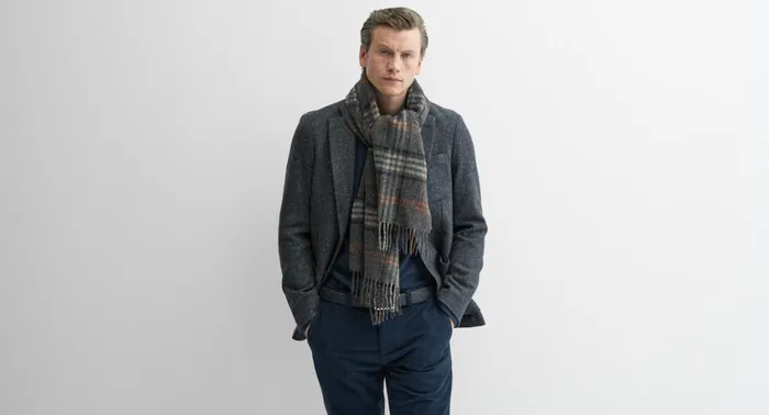 Men Oliver Sweeney Scarves Gloves and Hats Radnor Charcoal