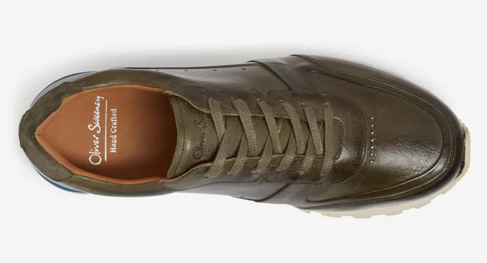 Men Oliver Sweeney Trainers Gaia Khaki Men Oliver Sweeney Trainers Gaia Khaki