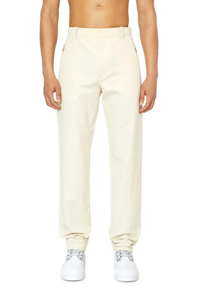 Men PHann White Diesel Trousers And Shorts Men PHann White Diesel Trousers And Shorts