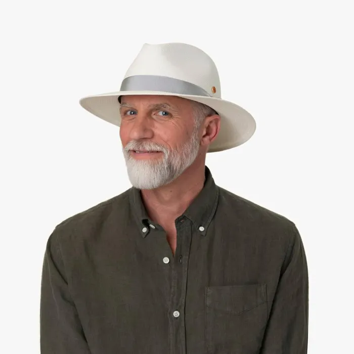 Men Panama Hats Mayser Tarbes Brisa Traveler Panama Hat Natural Gray Men Panama Hats Mayser Tarbes Brisa Traveler Panama Hat Natural Gray