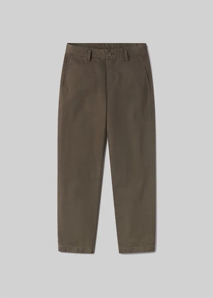 Men Pants Citizens Of Humanity Flat Front Chino In Bay Leaf