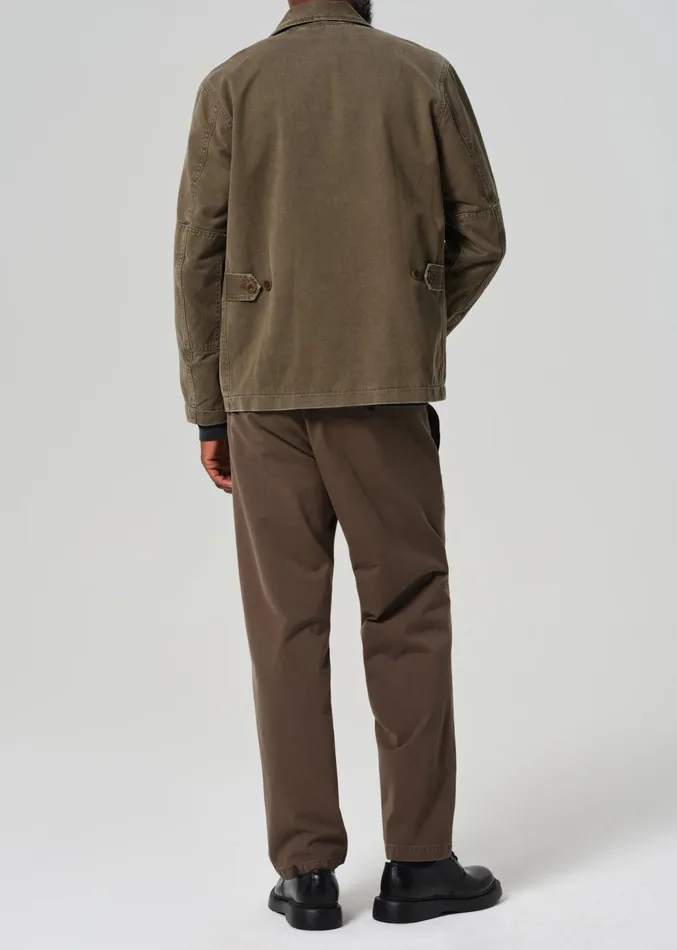 Men Pants Citizens Of Humanity Flat Front Chino In Bay Leaf