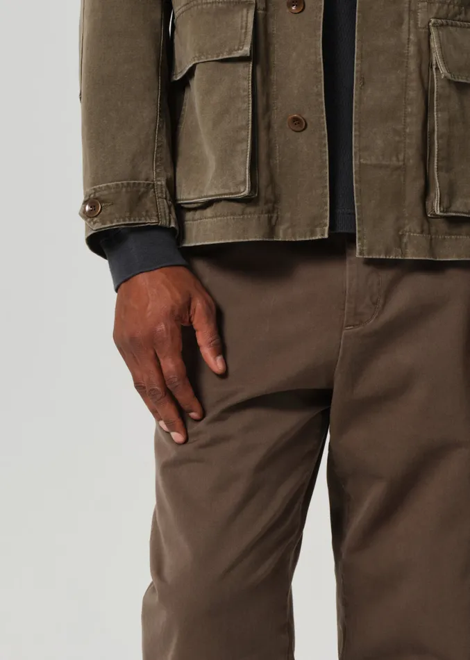 Men Pants Citizens Of Humanity Flat Front Chino In Bay Leaf