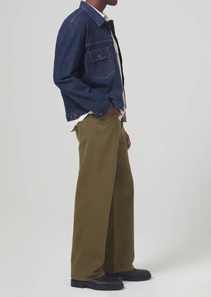 Men Pants Citizens Of Humanity Hayden Baggy In Army Green