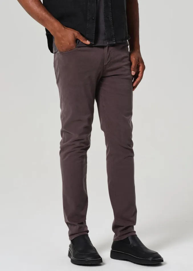 Men Pants Citizens Of Humanity London Tapered Slim Stretch Sateen In Gravel