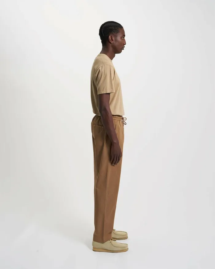 Men Pants Colorful Standard Organic Twill Pants Deep Black