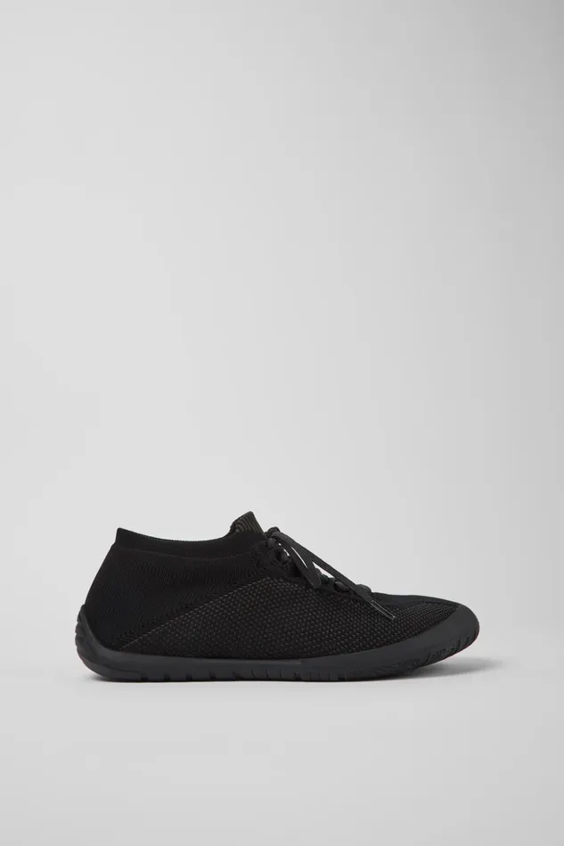 Men Path Black Textile Shoes Camper Ankle Boots Men Path Black Textile Shoes Camper Ankle Boots