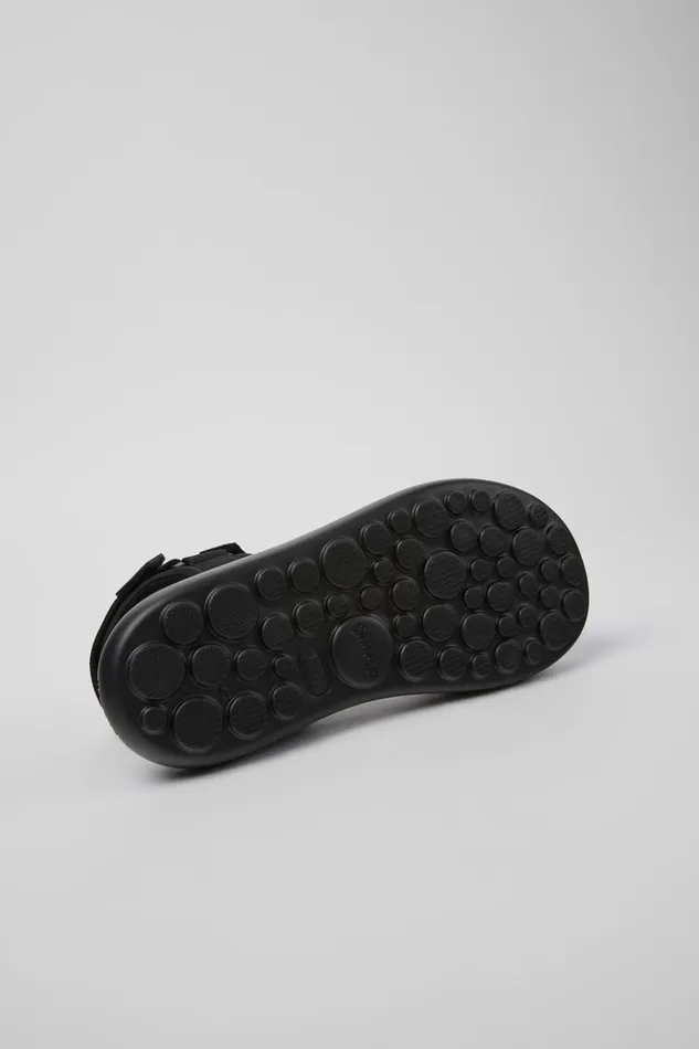 Men Pelotas Flota Black Textile Sandal Camper Non Leather Shoes Men Pelotas Flota Black Textile Sandal Camper Non Leather Shoes