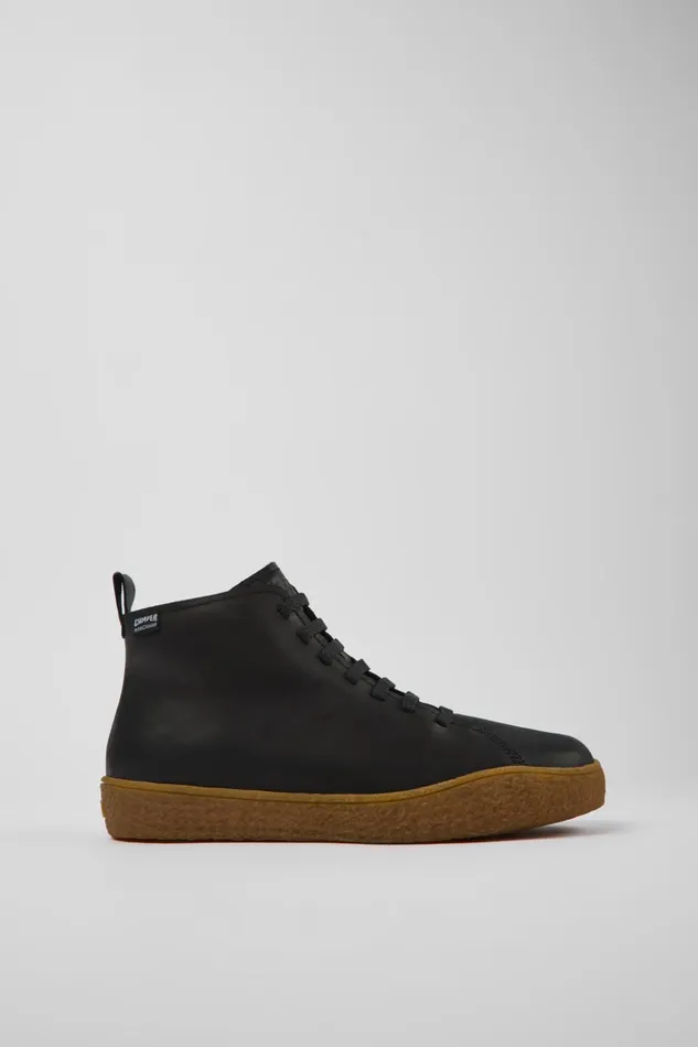 Men Peu Terreno HYDROSHIELD Black Leather Shoes Camper Ankle Boots Men Peu Terreno HYDROSHIELD Black Leather Shoes Camper Ankle Boots
